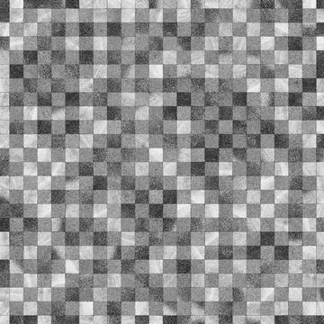 Checkerboard pattern background texture in monochrome gray Stock Illustration