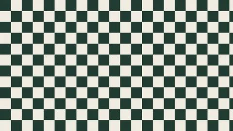 Checkerboard pattern black white squares geometric design Stock Illustration