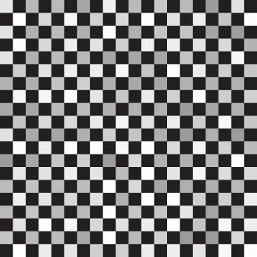 Checkerboard pattern. Seamless vector Stock Illustration