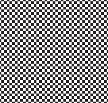 Checkerboard seamless pattern. Black and white abstract, geometric infinite Stock Illustration