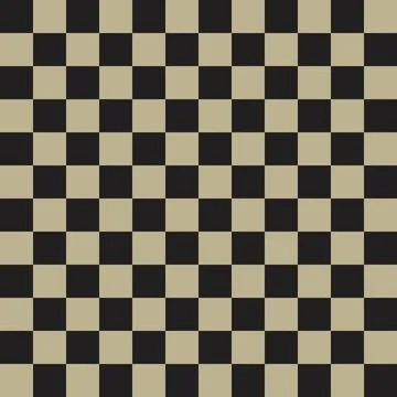 Checkerboard vector seamless pattern. Checkerboard wallpaper Stock Illustration