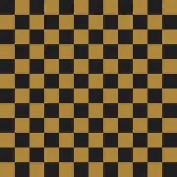 Checkerboard vector seamless pattern. Checkerboard wallpaper Stock-Illustration