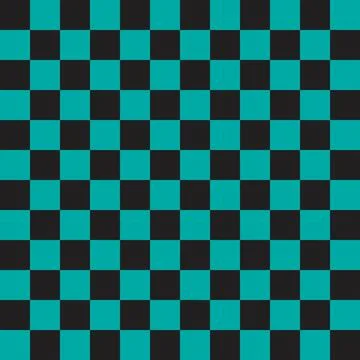 Checkerboard vector seamless pattern. Checkerboard wallpaper Illustrazione stock