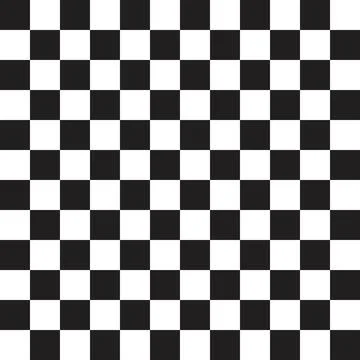 Checkerboard vector seamless pattern. Checkerboard wallpaper Stock-Illustration
