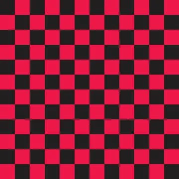 Checkerboard vector seamless pattern. Checkerboard wallpaper Stock Illustration