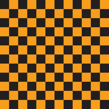 Checkerboard vector seamless pattern. Checkerboard wallpaper Stock Illustration