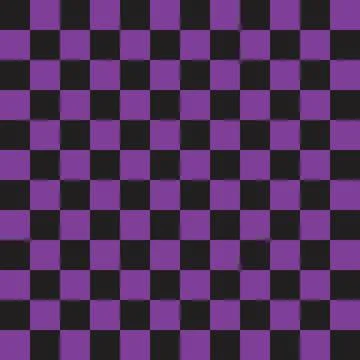Checkerboard vector seamless pattern. Checkerboard wallpaper Stock Illustration