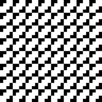Checkered abstract pattern. Seamlessly repeatable. Vector illustration. Stock Illustration