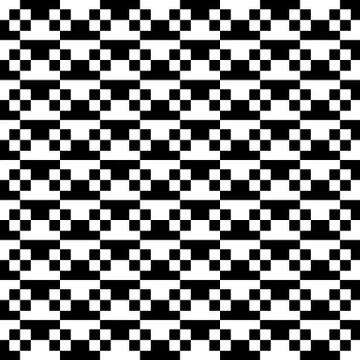 Checkered abstract pattern. Seamlessly repeatable. Vector illustration. イラスト素材