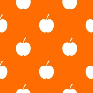 Checkered apple pattern seamless Stock Illustration
