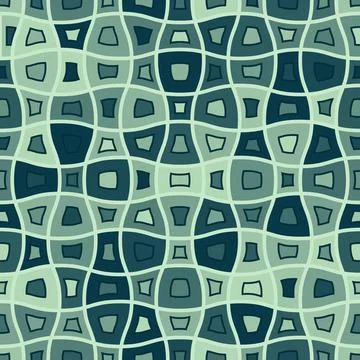 Checkered background with deformed squares. Abstract banner with distortion イラスト素材