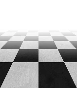 Checkered background floor pattern in perspective Illustrazione stock