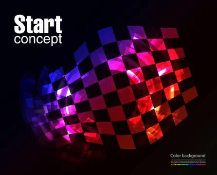 Checkered background Stock Illustration