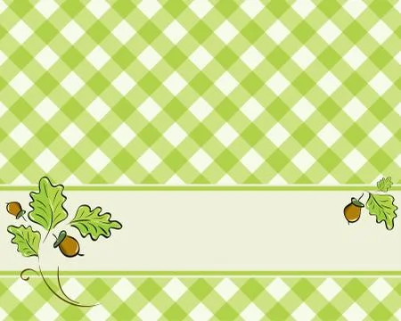 Checkered background in a light green color Stock Illustration