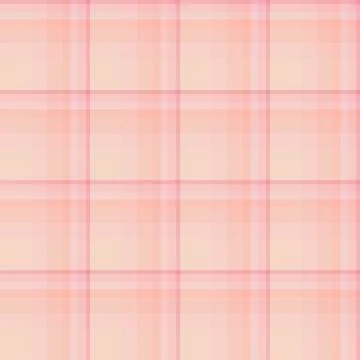 Checkered background in light peach tones. Seamless pattern for plaid, fabric Illustrazione stock