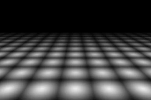 Checkered Background In Perspective Stock Illustration