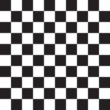 Checkered black and white pattern Stock Illustration