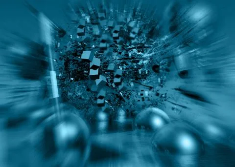 Checkered composition Stock Illustration