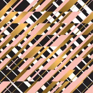 Checkered dynamic seamless pattern Stock Illustration