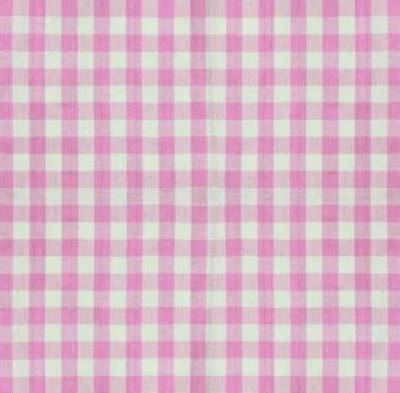 Checkered fabric closeup Stock Photos
