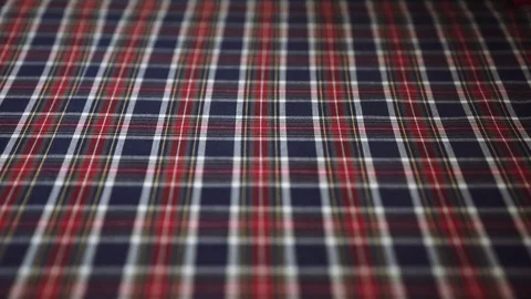 Checkered fabric, squares with space for text texture. use as background. close Stock Footage 81259717