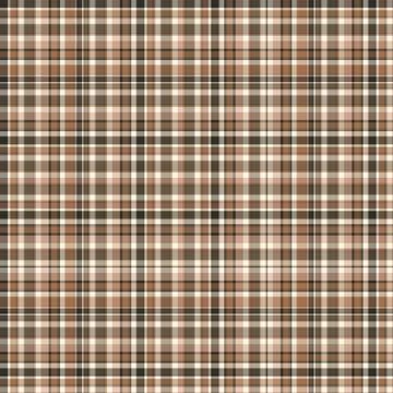Checkered fabric tartan textile. Vector seamless pattern. Stock Illustration