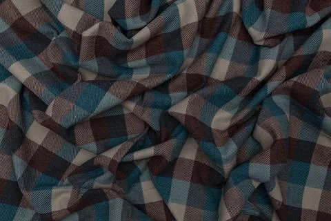 Checkered fabric with textile texture background イラスト素材