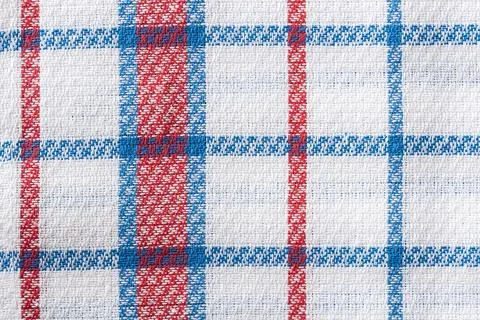 Checkered fabric texture Stock Photos