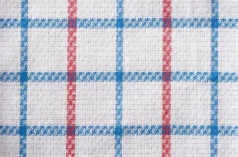 Checkered fabric texture Stock Photos