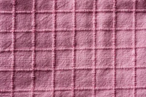 Checkered fabric texture Stock Photos
