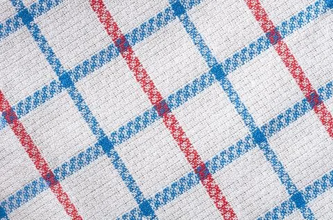Checkered fabric texture Stock Photos