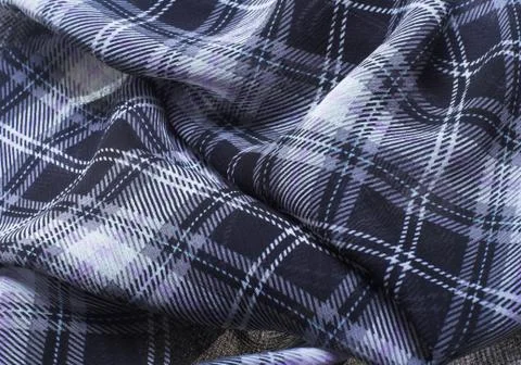 Checkered fabrick Stock Photos