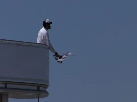 Checkered Flag 02 스톡 동영상 750708