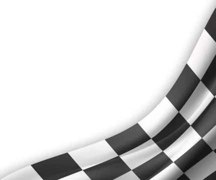Checkered flag background . Vector illustration Illustrazione stock