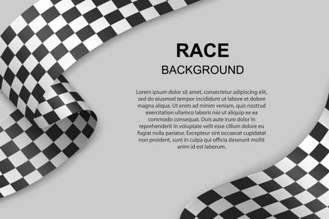 Checkered flag background . Vector illustration 스톡 일러스트