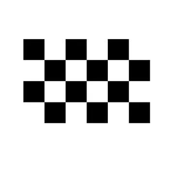 Checkered flag box Stock Illustration