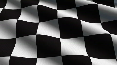 CHECKERED FLAG-close-up Stock Footage 629144