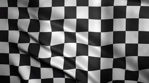 Checkered Flag Close-up. Stock Footage 64232082