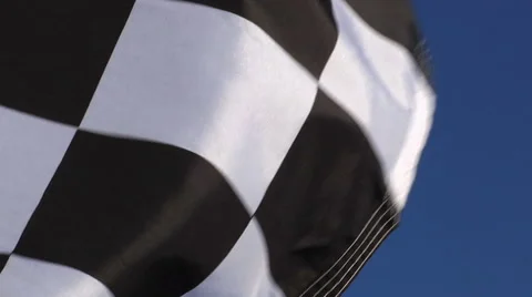 Checkered Flag Closeup 2 스톡 동영상 46422845