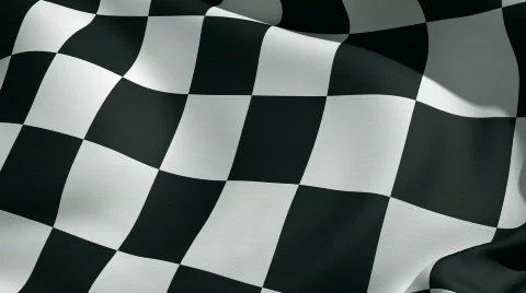 Checkered flag closeup Vidéo 486374