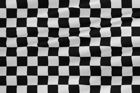Checkered flag, end race background, formula one competition Stock Photos