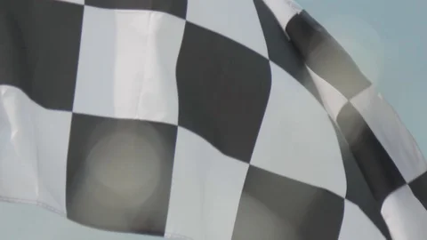 Checkered Flag Stock Footage 121272106
