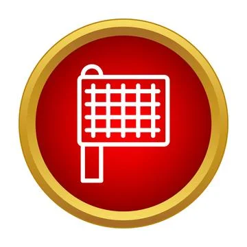 Checkered flag icon representing race finish achievement 스톡 일러스트