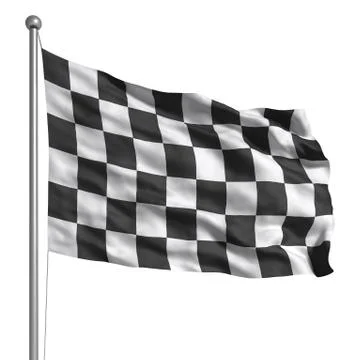Checkered flag Stock Illustration