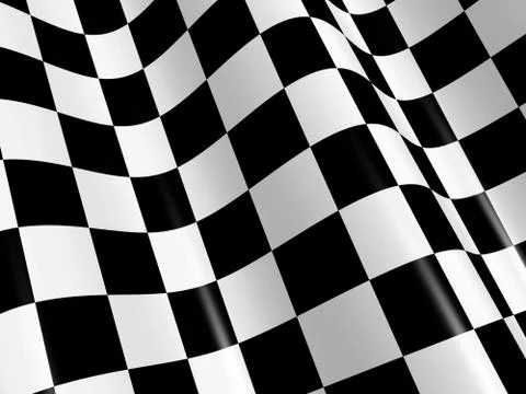 Checkered flag Stock Illustration