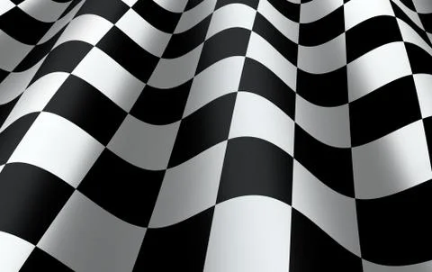 Checkered Flag Stock Illustration