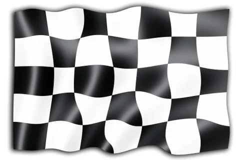 Checkered flag Stock Illustration