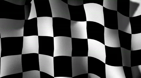 Checkered Flag Loop Stockbeeldmateriaal 319191
