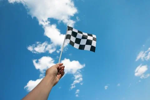 Checkered flag Stock Photos