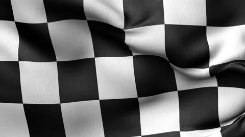 Checkered flag, racing flag Stock Footage 43038246
